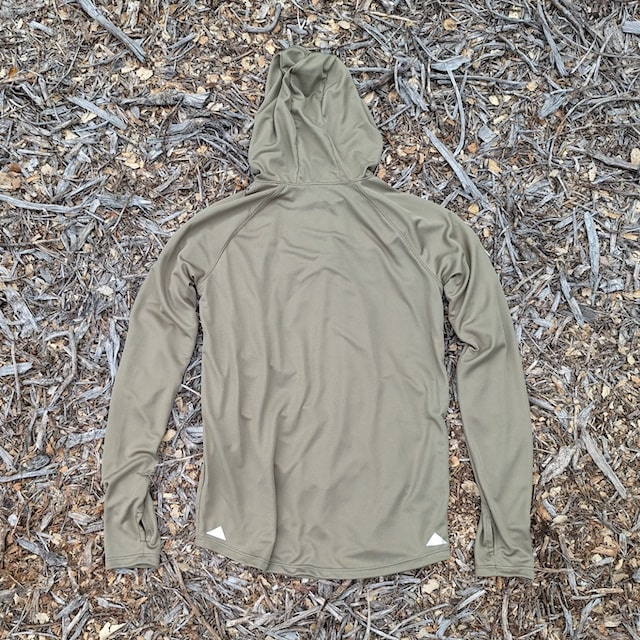 Runyon Women's Unisex Coyote Tan Sun Hoodie Shirt Long Sleeve Thumbholes Sun Protection Quick Dry American Made In USA