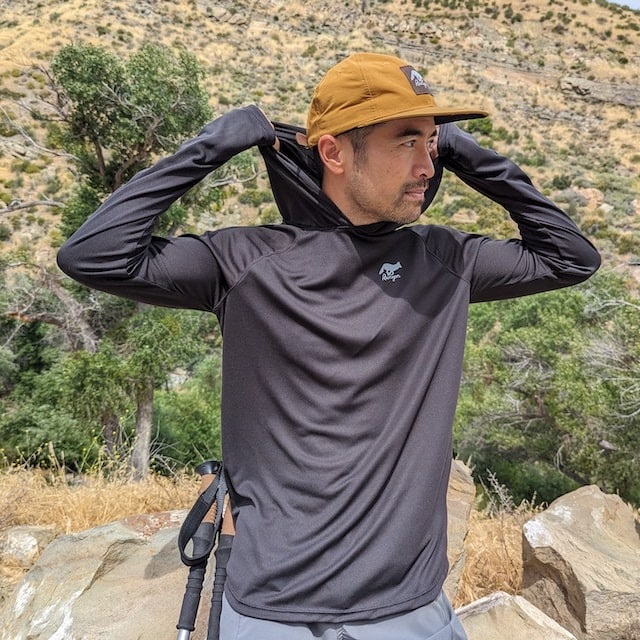 Runyon Men's Black Sun Hoodie Shirt Long Sleeve Thumbholes Sun Protection Quick Dry American Made In USARunyon Men's Black Sun Hoodie Shirt Long Sleeve Thumbholes Sun Protection Quick Dry American Made In USA Runyon Men's Black Sun Hoodie Shirt Long Sleeve Thumbholes Sun Protection Quick Dry American Made In USARunyon Men's Black Sun Hoodie Shirt Long Sleeve Thumbholes Sun Protection Quick Dry American Made In USA