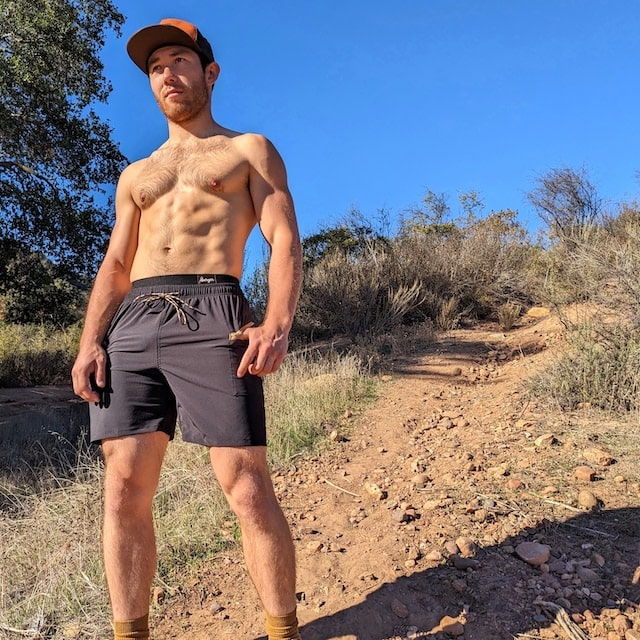 Runyon SupraPlush Black Performance Boxer Brief - Underwear Liner with Phone Pocket Nylon Spandex Made In USA