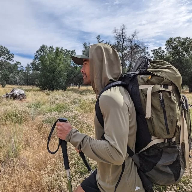 Runyon Men's Unisex Coyote Tan Sun Hoodie Shirt Long Sleeve Thumbholes Sun Protection Quick Dry American Made In USA