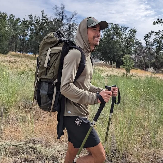 Runyon Men's Unisex Coyote Tan Sun Hoodie Shirt Long Sleeve Thumbholes Sun Protection Quick Dry American Made In USA