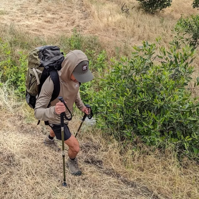 Runyon Men's Unisex Coyote Tan Sun Hoodie Shirt Long Sleeve Thumbholes Sun Protection Quick Dry American Made In USA