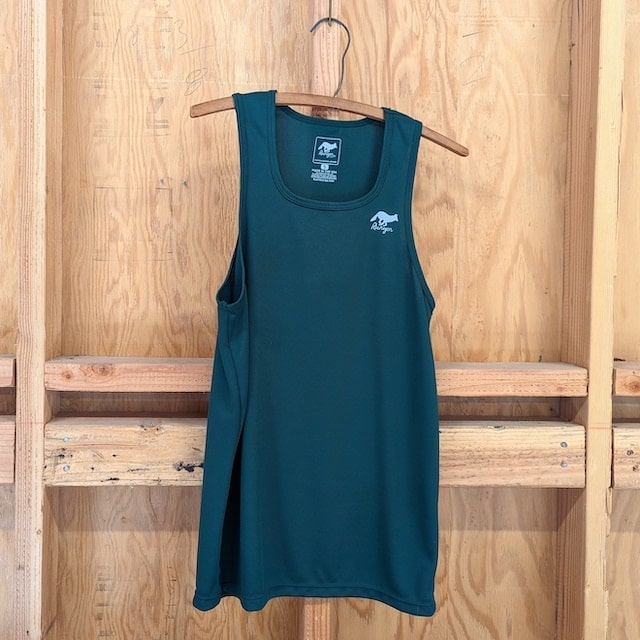Runyon Forest Green Performance Tank Top Running Singlet American Made In USA