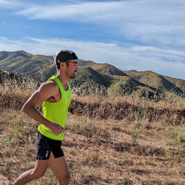 Runyon Lime Green Performance Running Singlet Workout  Tank Top American Made In USA