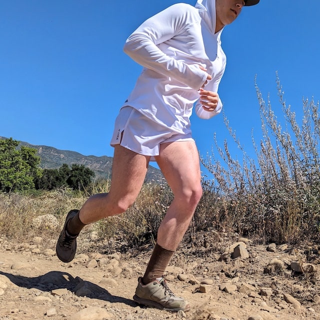 Runyon Unisex 3" White Performance Running Short Made In USA | Runyon Canyon Apparel