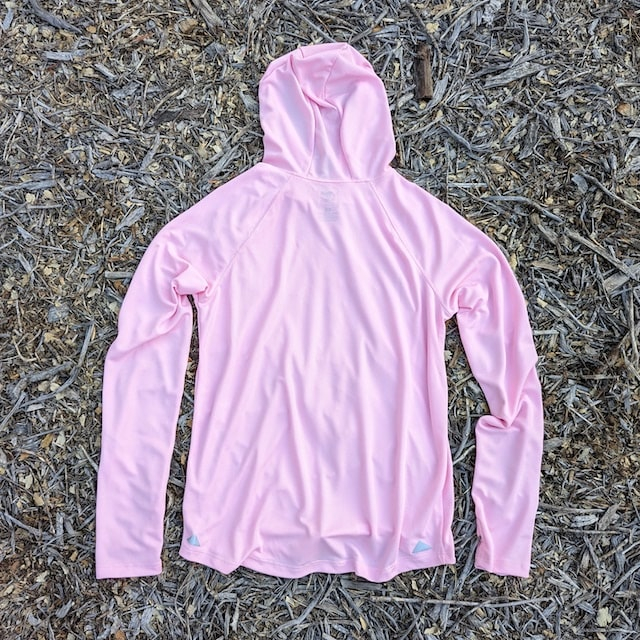 Runyon Women's Unisex Cool Pink Sun Hoodie Shirt Long Sleeve Thumbholes Sun Protection Quick Dry American Made In USA