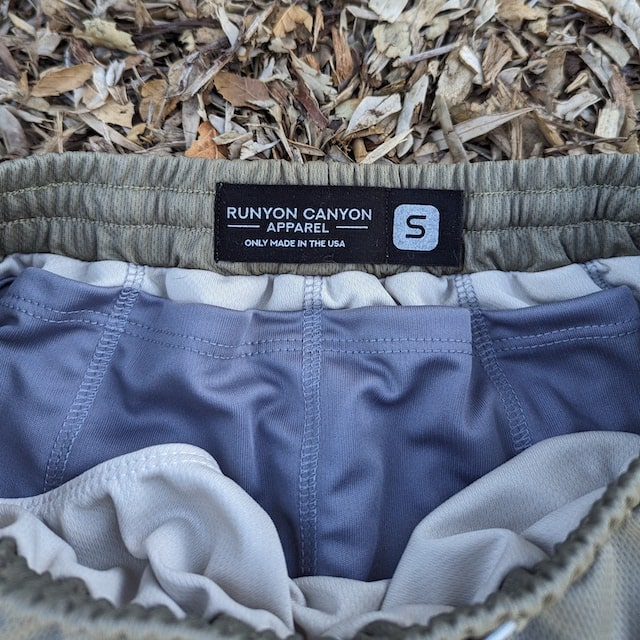 Runyon Tan 4" Ranger Retro Running Short American Made In USA Track Workout Gym Yoga Fitness Short American Made In USA