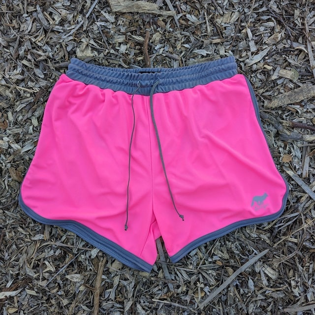 Runyon Hot Pink 4" Ranger Retro Running Short American Made In USA Track Workout Gym Yoga Fitness Short American Made In USA