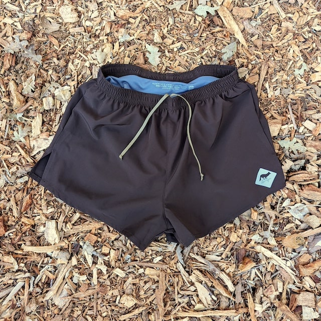Runyon Unisex 3" Brown Performance Running Short Made In USA | Runyon Canyon Apparel