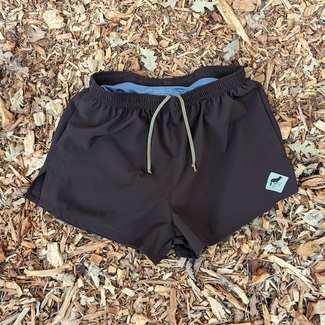 Runyon Unisex 3" Brown Performance Running Short with Phone Pocket Made In USA | Runyon Canyon Apparel