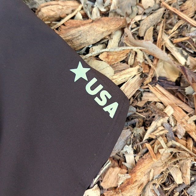 Runyon Unisex 3" Brown Performance Running Short with Phone Pocket Made In USA | Runyon Canyon Apparel Runyon Unisex 3" Brown Performance Running Short with Phone Pocket Made In USA | Runyon Canyon Apparel