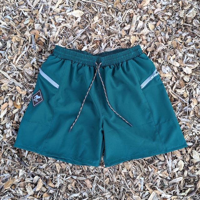 Runyon TrailStash 5" Gravel Short 2.0 Shell - Hunter Green