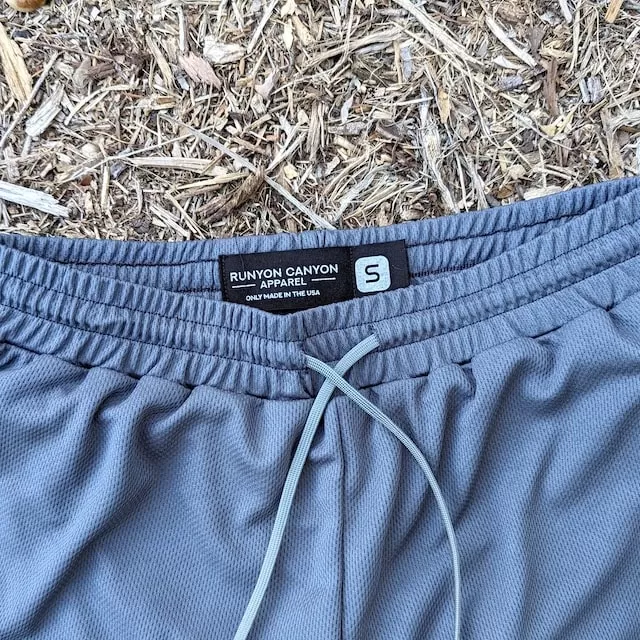 Runyon Graphite Running Short - Retro Ranger 4" Inch Workout Short American Made In USA