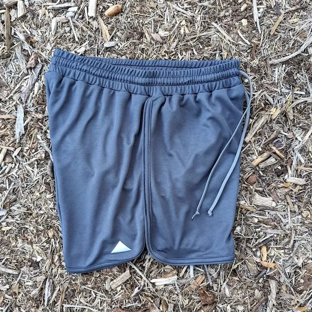 Runyon Graphite Running Short - Retro Ranger 4" Inch Workout Short American Made In USA