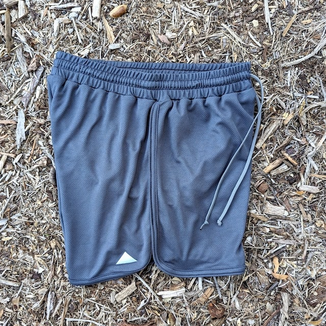 Runyon Graphite Running Short - Retro Ranger 4" Inch Workout Short American Made In USA