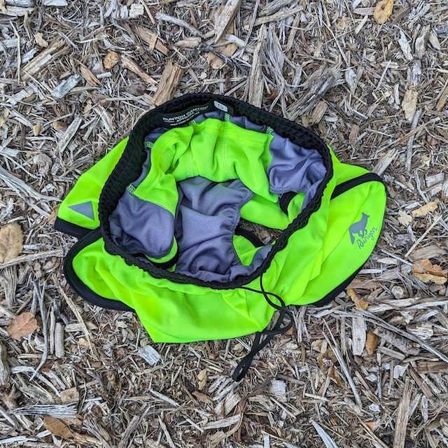 Runyon Fluorescent Safety Neon Yellow Green Running Short - Retro Ranger 4" Inch Workout Short American Made In USA