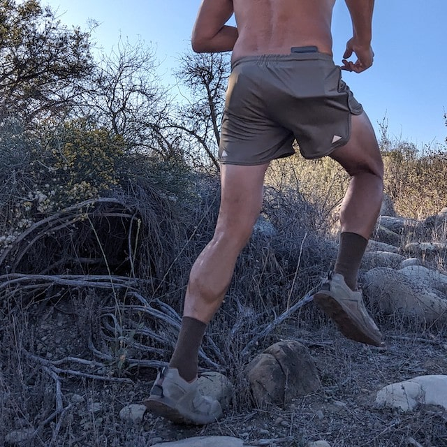 Runyon Tan 4" Ranger Retro Running Short American Made In USA Track Workout Gym Yoga Fitness Short American Made In USA