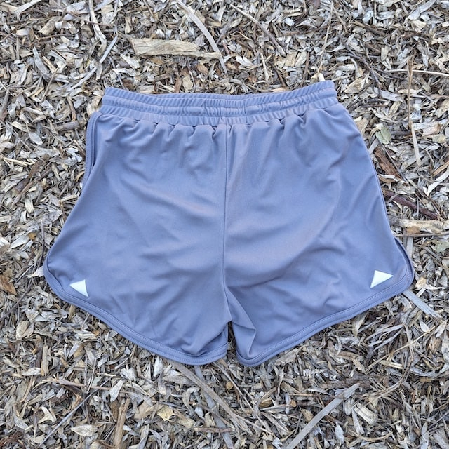 Runyon Steel Grey 4" Ranger Retro Running Short American Made In USA Track Workout Gym Yoga Fitness Short American Made In USA