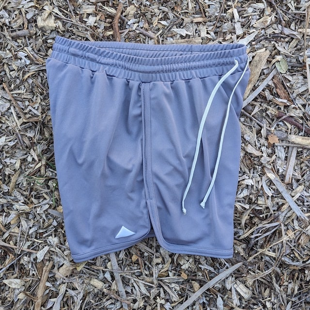 Runyon Steel Grey 4" Ranger Retro Running Short American Made In USA Track Workout Gym Yoga Fitness Short American Made In USA