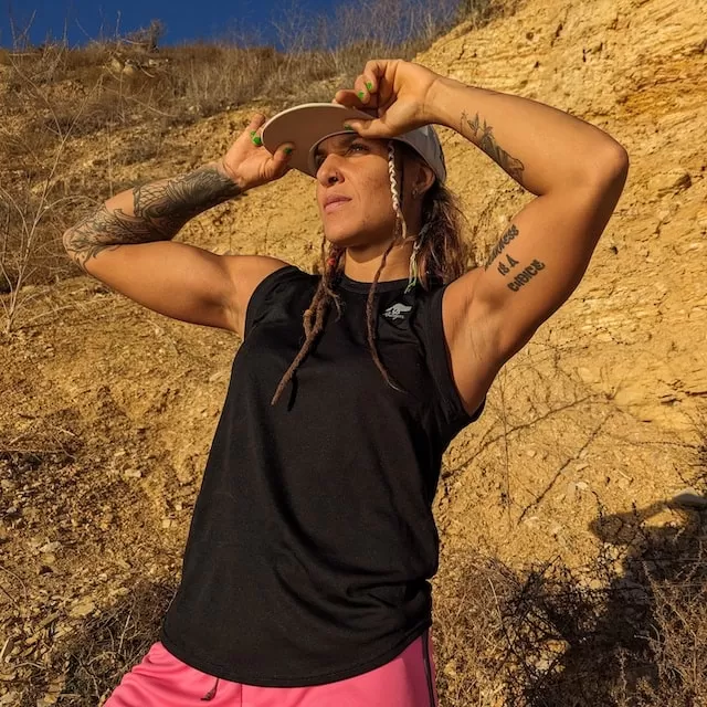Runyon Women's Unisex Black Sleeveless Muscle Tee Performance Tank Top American Made In USA