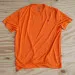 Runyon Canyon Apparel Mens Orange Performance Trail Shirt Made In USA