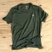 Runyon Canyon Apparel Mens Earthy Green Performance Trail Shirt Made In USA