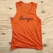 Runyon Canyon Apparel Orange Performance Running Singlet Made In USA