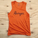 Runyon Canyon Apparel Orange Performance Running Singlet Made In USA