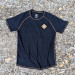 Runyon CozyLite Black Raglan Camp Shirt - Running, Hiking, Workout Shirt American Made In USA