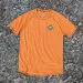 Runyon CozyLite Orange Raglan Camp Shirt - Running, Hiking, Workout Shirt American Made In USA