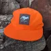 Runyon Fluorescent Safety Neon Orange Reflective Performance Trail Cap American Made In USA Running Hiking Outdoor Fitness Hat