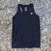 Runyon Men's Black Racerback Fitness Tank Top - Running, Workout, Gym Singlet - Made In The USA