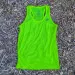Runyon Men's Neon Yellow Racerback Fitness Tank Top - Running, Workout, Gym Singlet - Made In The USA