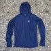 Runyon Unisex Navy Blue Sun Hoodie Shirt Long Sleeve Thumbholes Sun Protection Quick Dry American Made In USA