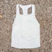 Runyon Sand Khaki Razor Strap Pump Tank - Gym Stringer Racerback Workout Tank Top American Made In USA