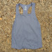 Runyon Steel Grey Razor Strap Pump Tank - Gym Stringer Racerback Workout Tank Top American Made In USA