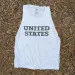 Runyon Women's United States White Hybrid Training Tank