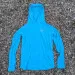 Runyon Men's Turquoise Aqua Trail Hoodie Shirt Long Sleeve Thumbholes Quick Dry American Made In USA