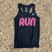 Runyon Black Hot Pink RUN Fitness Tank Made In USA Runyon Canyon Apparel