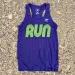 Runyon Purple Neon RUN Fitness Tank Made In USA | Runyon Canyon Apparel