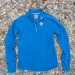 Runyon Alpine Blue Slopeside Cotton Fleece Zip-Up Pullover Sweater - Winter Outerwear Runyon Canyon Apparel
