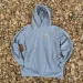 Runyon French Terry Cotton Heather Grey Pullover Hoodie Sweatshirt - Hidden Pockets, Thumbholes & Watch Windows - American Made In USA