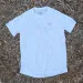 Runyon Mens White Made In USA Performance Running Shirt Moisture Wicking Workout Shirt