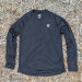Runyon Women's Unisex Black Long Sleeve Performance Running Shirt Workout Gym Training Made In The USA