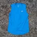 Runyon Men's Amazing Cyan Blue Sleeveless Muscle Tee Performance Workout Tank Top American Made In USA