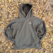 Runyon French Terry Cotton Olive Green Pullover Hoodie Sweatshirt - Hidden Pockets, Thumbholes & Watch Windows - American Made In USA