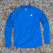 Mens Royal Blue Long Sleeve Performance Workout  Running Shirt Made In USA