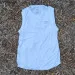Runyon Men's White Sleeveless Muscle Tee Performance Workout Tank Top American Made In USA