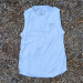 Runyon Men's White Sleeveless Muscle Tee Performance Workout Tank Top American Made In USA