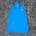 Runyon Women's Safety Blue Cyan Fitness Running Tank Top American Made In USA
